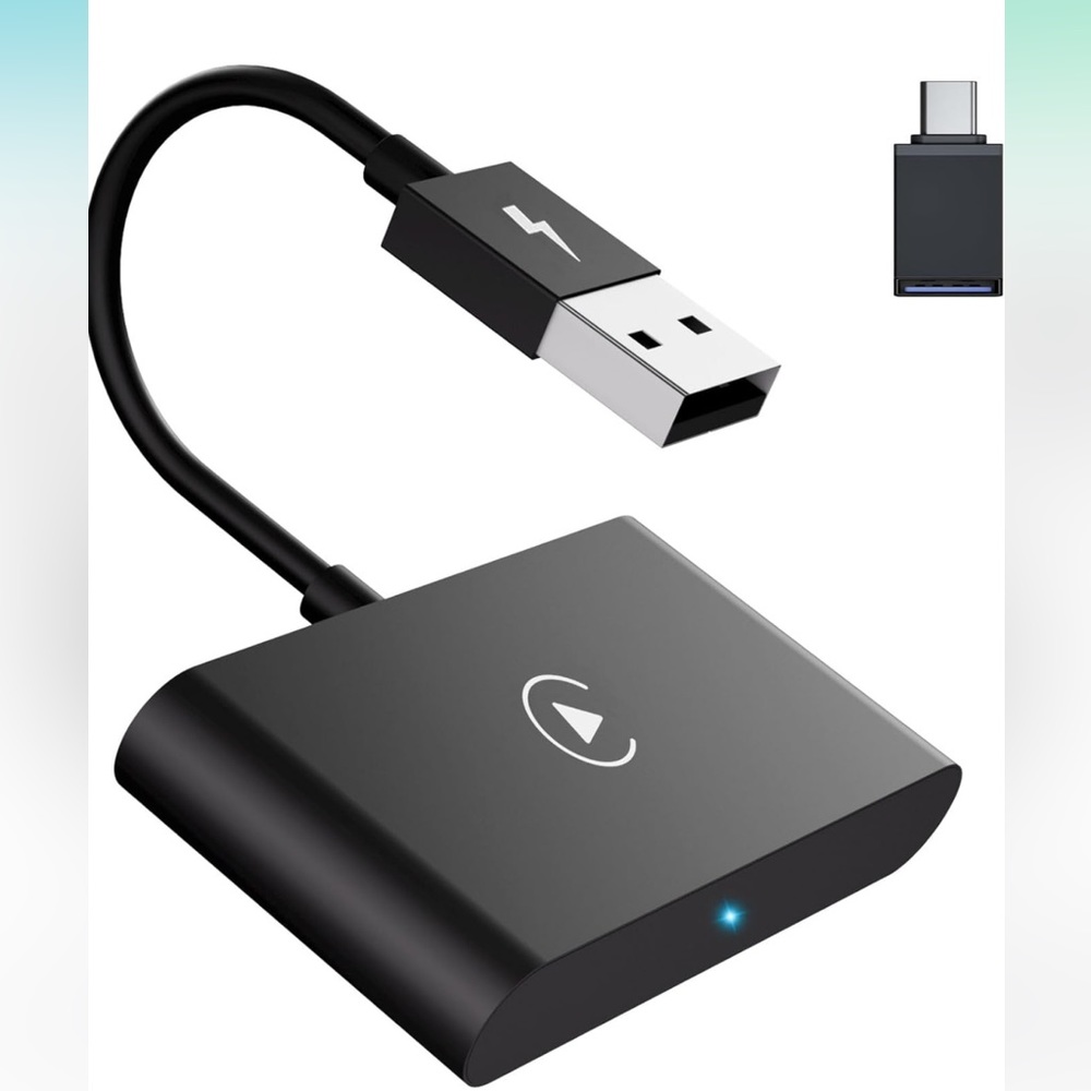Wireless CarPlay Adapter,Wireless Carplay USB Dongle,Plug & Play 5GHz WiFi